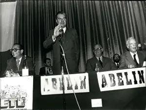Poniatowski: Chirac, Monory, Poniatowski support Pierre Abelin