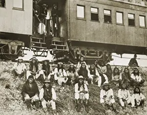 Geronimo: Chiricahua Apache prisoners, including Geronimo
