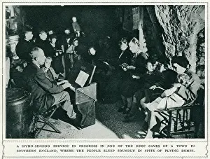 Chislehurst: Chislehurst caves during WWII