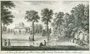 Landscaping: Chiswick House engraving