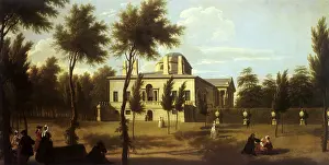 1742: Chiswick House from the West