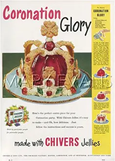 Afters: Chivers Coronation jelly advertisement, 1953