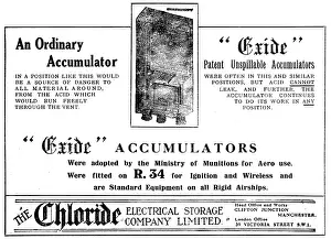Accumulators: Chloride Batteries. Exide Accumulators