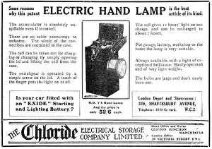 Exide: Chloride Exide H.D. Electric Y4 Hand Lamp