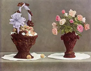 Refreshments: Chocolate Basket and Vase