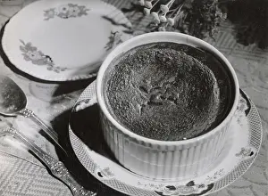 Decoratively: CHOCOLATE SOUFFLE