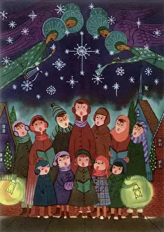 Hovers: Choir and Carolers