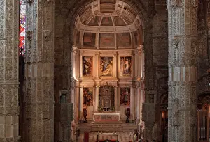 Mosteiro: Choir, Jeronimos Monastery, Lisbon, Portugal