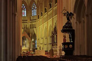 Finistere: Choir, Quimper Cathedral, Quimper, Brittany, France