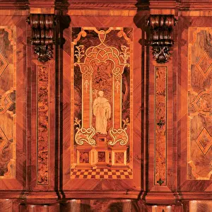 Zwettl: Detail of the choir stalls