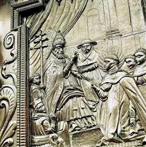 1126: Detail of the choir stalls of Louka
