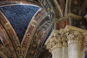 Assunta: Choir vaults, Siena Cathedral, Siena, Tuscany, Italy