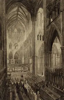 C1893: The choir at Westminster Abbey