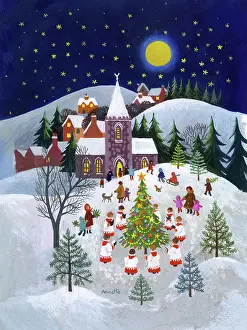 Choirboys: Choirboys around Christmas Tree