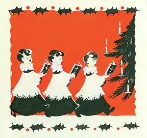 Hymn: Three Choirboys singing