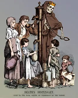 Personified: Cholera-infected Water Pump, 1854
