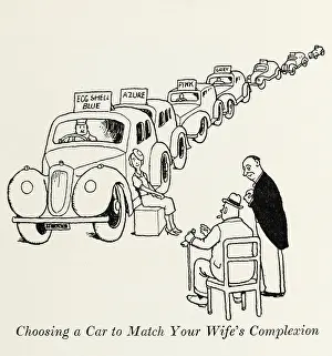 Salesman: Choosing a car to match your wife's complexion - W Heath Rob