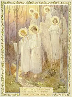 Halos: A chorus of angels wanders the world