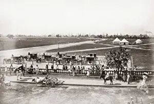 Anchored: Chowringhee Road Calcutta (Kolkata), India, c.1880's