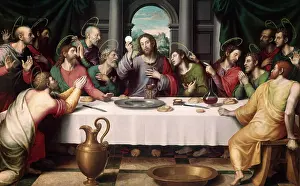 Juanes: Christ and his Apostles Painting of the Last Supper