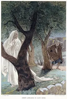 Saviour: Christ appearing to St Peter. Luke 4. From JJ