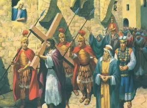 Golgotha: Christ bearing the Cross