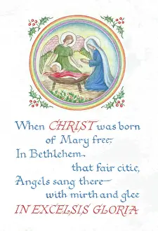 Bertha: When Christ was born of Mary free