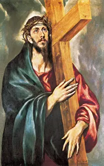 Theotokopoulos: Christ with the Cross, by El Greco