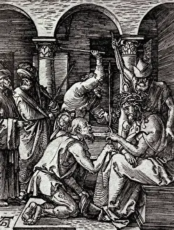 Crowned: Christ crowned with thorns, from the Small Passion, c.1509-1