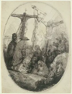 Thieves: Christ crucified between two thieves