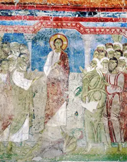 Stile: Christ exorcises in the Synatgogue in Capernaum a demon