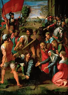 Prado: Christ Falling on the Way to Calvary, by Raphael