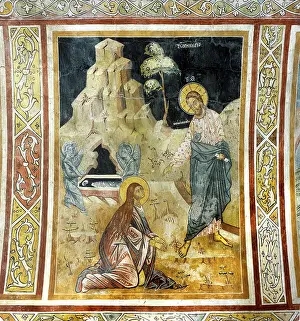 Magdala: Christ as gardener in front of Mary Magdalene