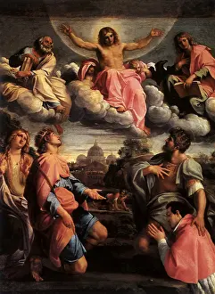 1597: Christ in Glory, by Carracci
