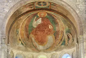 Nevers: Christ in Glory fresco, Nevers Cathedral, Nevers