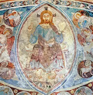 Stile: Christ in majesty in a mondorla