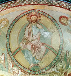 Stile: Christ in majesty in a mondorla