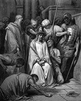Thorns: Christ mocked and the Crown of Thorns placed on