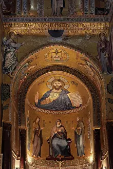 Normanni: Christ Pantocrator, Palatine Chapel, Palermo, Sicily, Italy