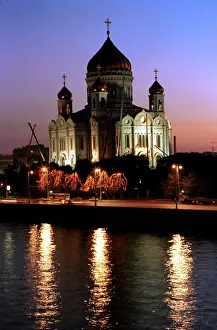 Preparations: Christ the Saviour Cathedral in Moscow, 1997