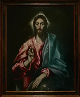 Christ the Saviour, circa 1608-1614, by El Greco