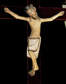 Polychromy: Christ. Second half of the 3th century. From Solsona