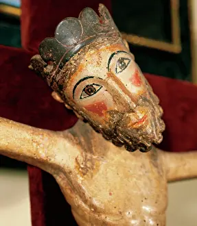 Polychromy: Christ. Second half of the 3th century. From Solsona