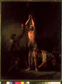 4101669: Christ on stake