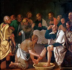 Muenchen: Christ washing the feet of the Apostles