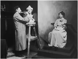 Pankhurst: Christabel Pankhurst models for Madame Tussauds