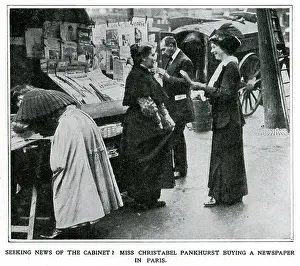 Enfranchisement: Christabel Pankhurst self-exiled in Paris 1912