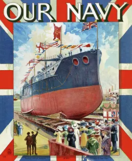 Naming: Christening a Ship before she is launched - Our Navy cover