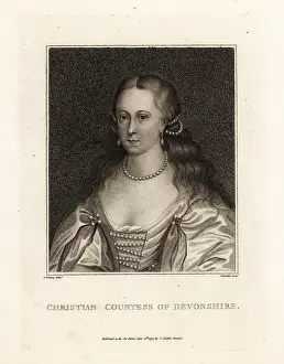 Pearl Earrings: Christian Cavendish, Countess of Devonshire