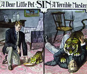 Christianitytemperance: A Christian morality message Victorian period